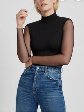 Marcella Moda NYC Hollis Mesh Long Sleeve Size Extra Large NWT
